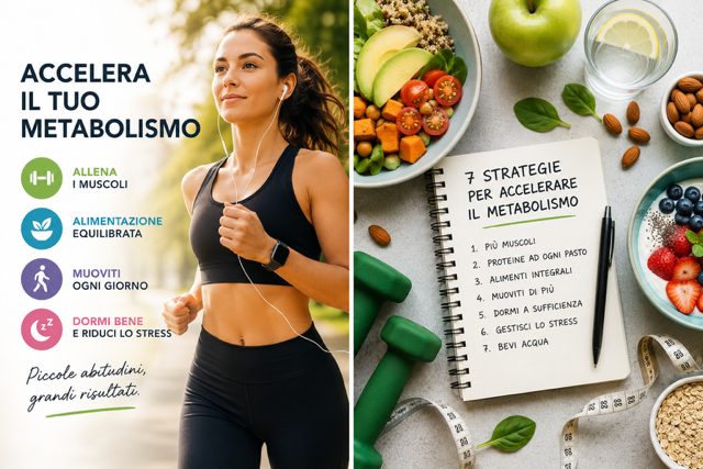 Come accelerare il metabolismo con alimentazione e stile di vita: i consigli del nutrizionista di For Me a Curno (Bergamo). Prenota una visita.